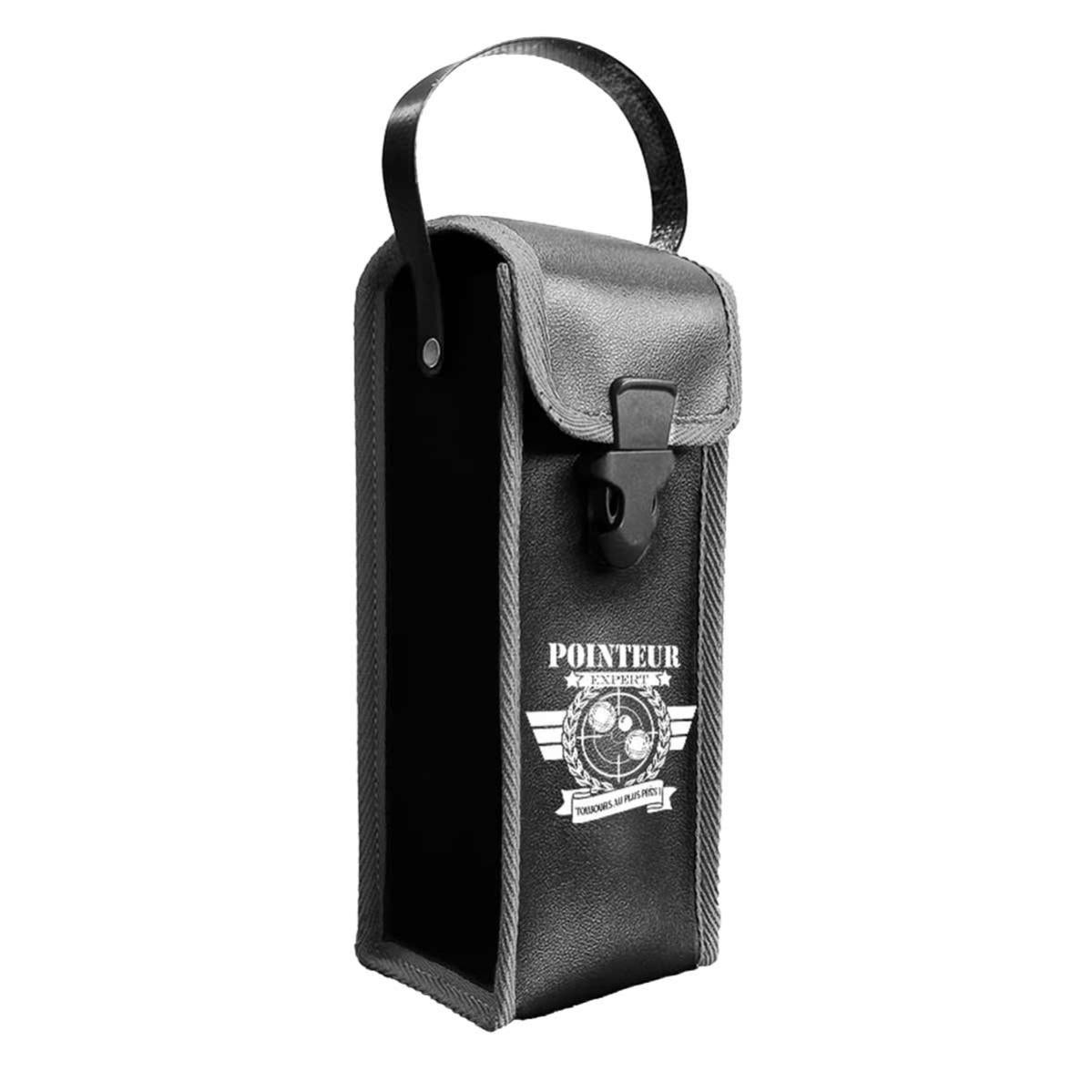 Sacoche en toile ronde OBUT – noir pour boules