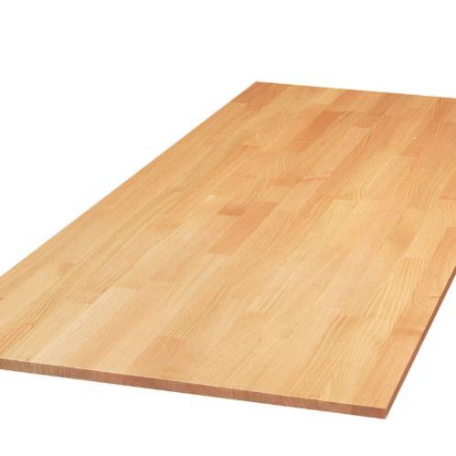 Planche en châtaignier massif abouté AB 40x1220x2400 mm Leroy Merlin