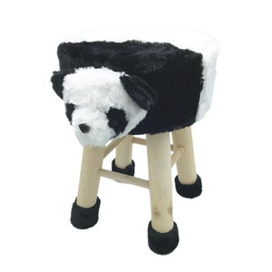 Pouf Contenitore A Forma Di Animale - Poggiapiedi Imbottito Con Gambe In Legno | Porta Fino A 100kg - Foto 9