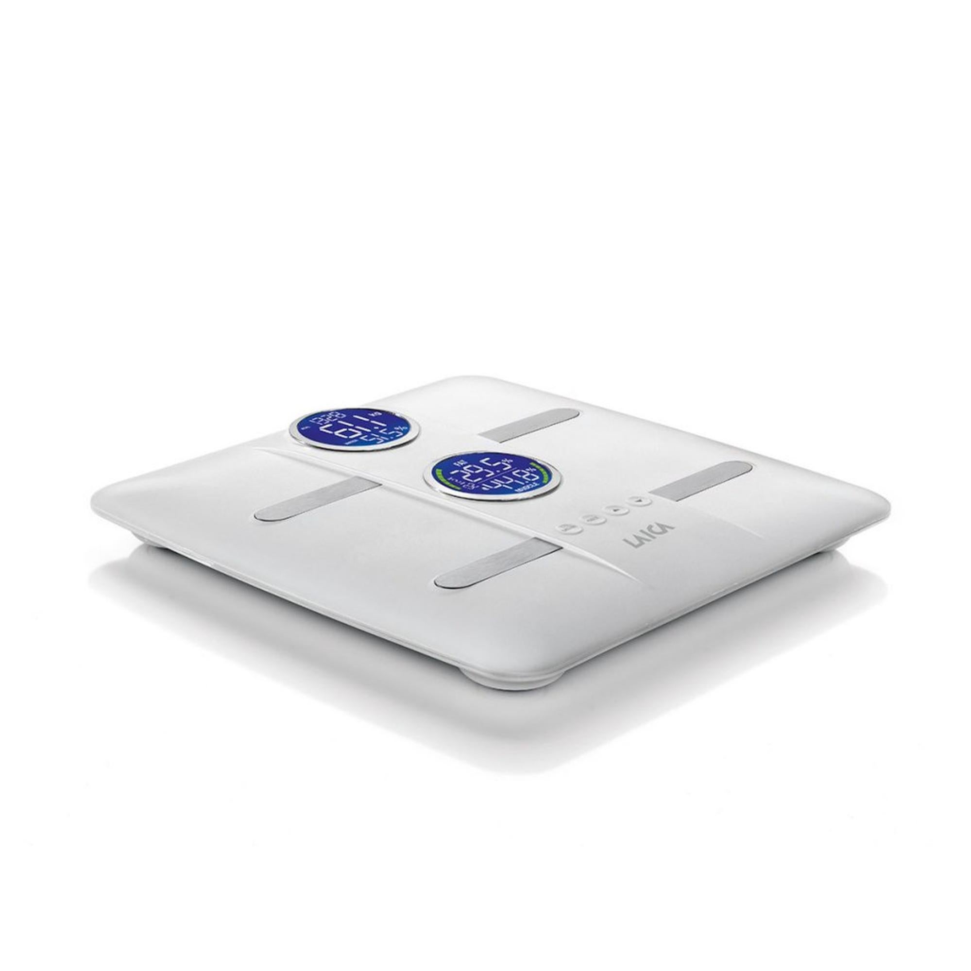 Laica PS1045 Bilancia pesapersone elettronica Quadrato Verde, Bianco