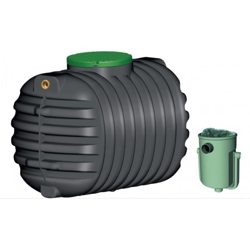 Fossa settica interrata senza filtro, 4800 litri, consigliata per 9-11 persone, 228x199x245 cm | Leroy Merlin