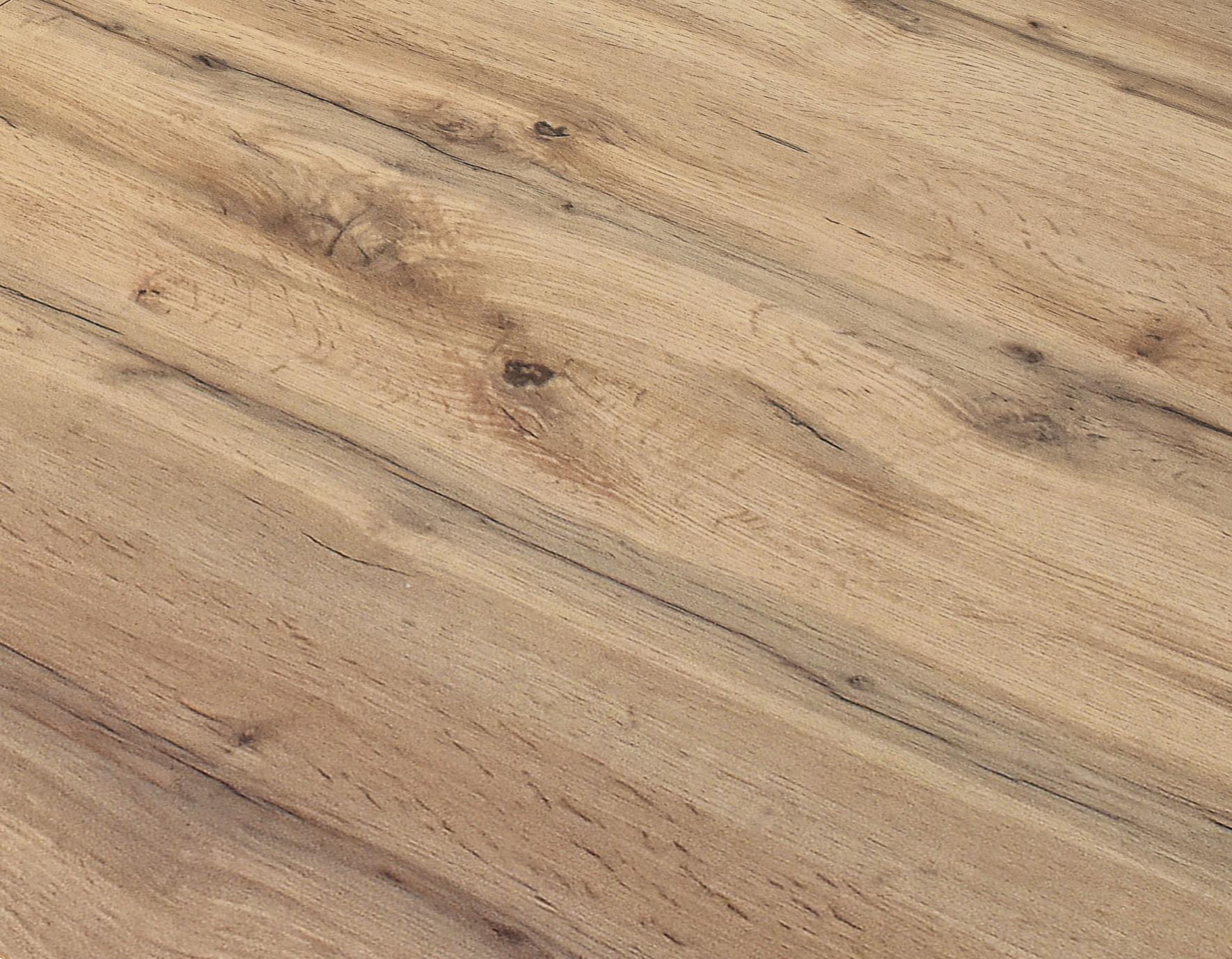 Tavolo allungabile Giuliano, Rovere Rustico, Nobilitato,Made in Italy, Basamento Bianco, 90 x 90 x 76,5 cm - 5