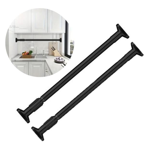 Tige De Tension Télescopique En Acier Inoxydable Doré – Tringle à Rideau Sans Perçage Pour Placard, Fenêtre Ou Porte – 35–50 Cm (or)