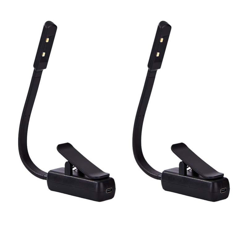 Lampe De Lecture Rechargeable USB - Capteur Tactile, Flexible, 3 Modes De Luminosité Et Température, Clip Intégré - 6