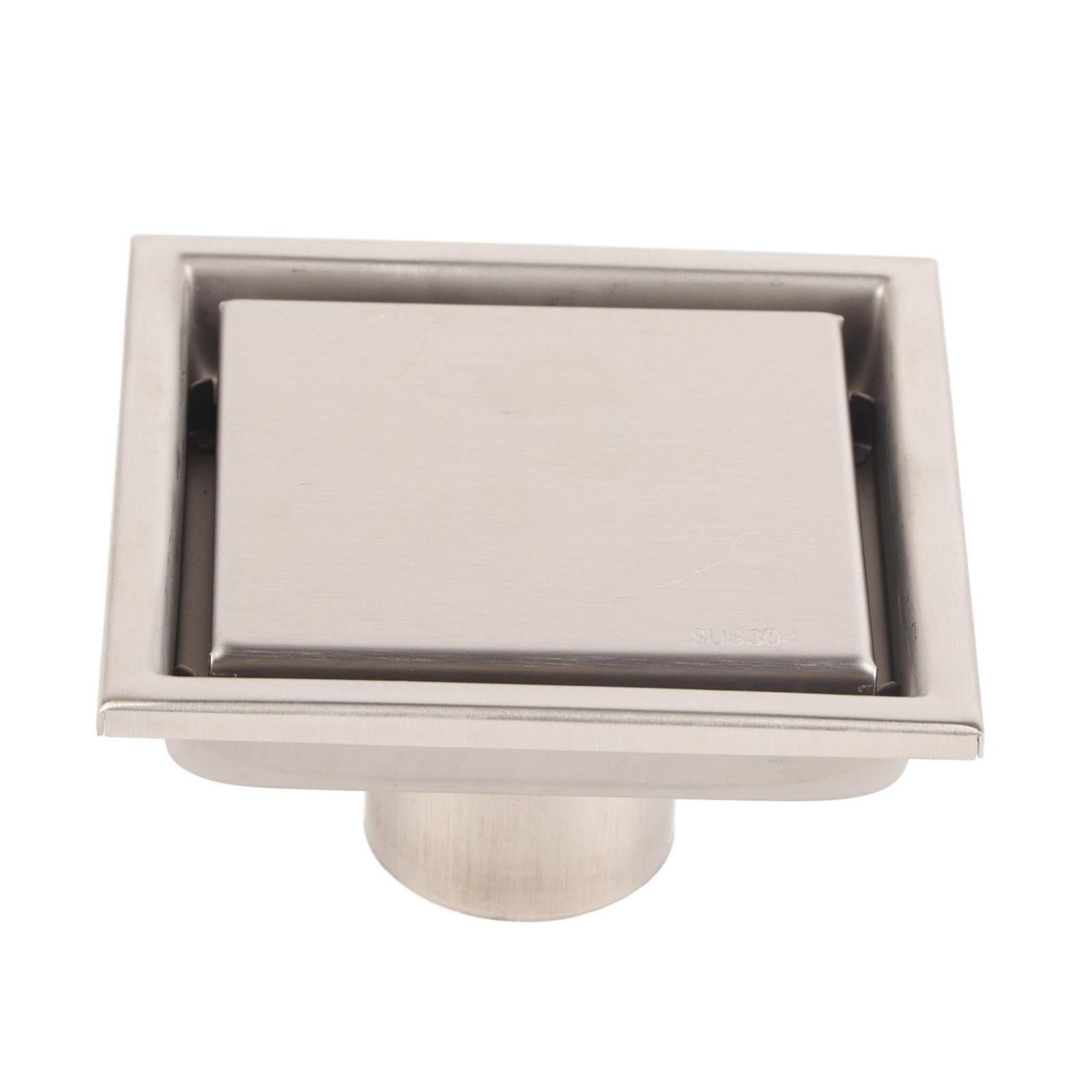 Bouchon Anti-odeur En Acier Inoxydable Pour Toilettes Squat - Taille L (diam. Intérieur 7 Cm) - Empêche Remontées Et Intrusions