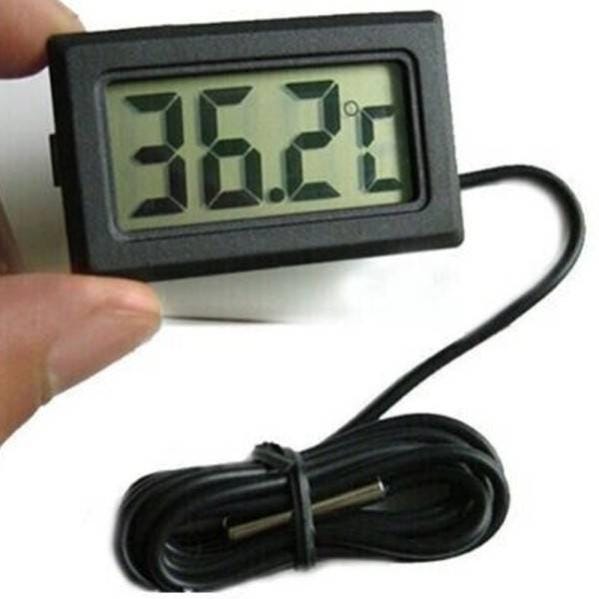 Termometro Auto Digitale Con Sonda Esterna - Monitoraggio Temperatura Interna/Esterna Con Display LCD - Foto 3