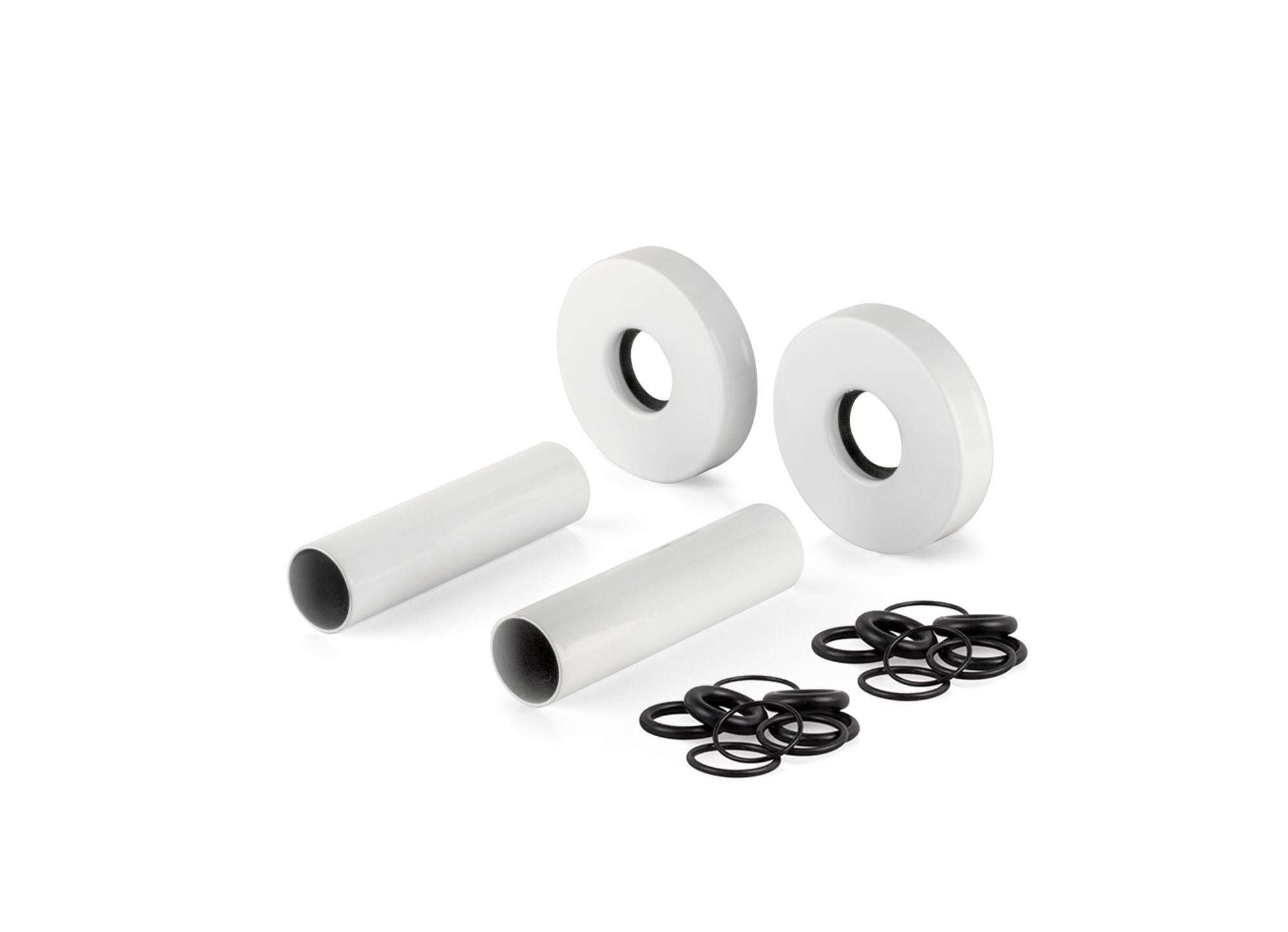 Copritubo Per Termosifone - 2 Pezzi Cromati Per Tubi Da 15 Mm - Foto 2