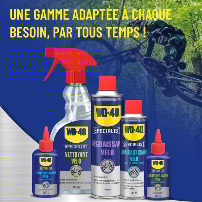 Nettoyer chaine velo wd40 hotsell