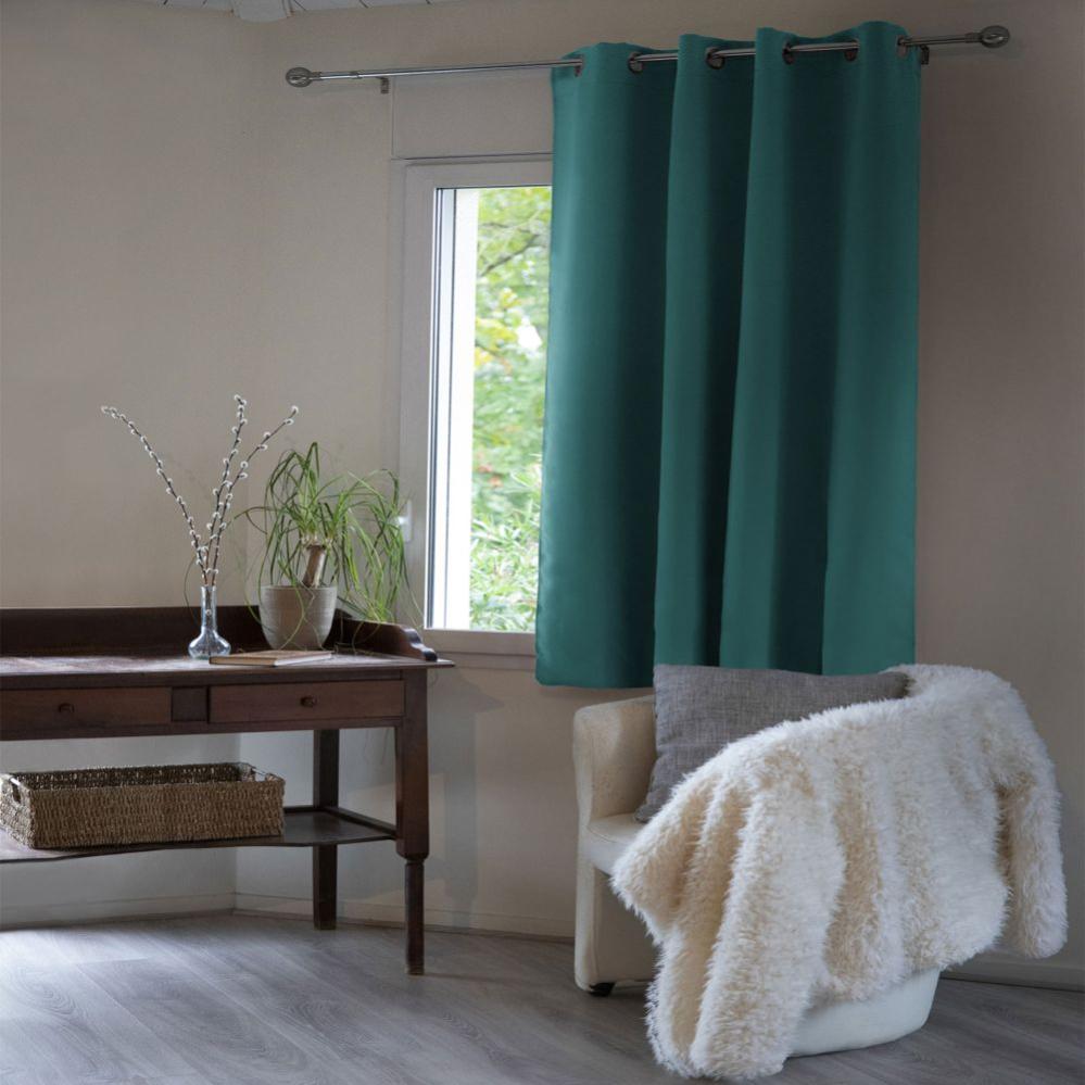 Catherine Lansfield Parure De Lit Paillettes Bleu Canard - Housses Oreiller Pair - Polyester Glamour