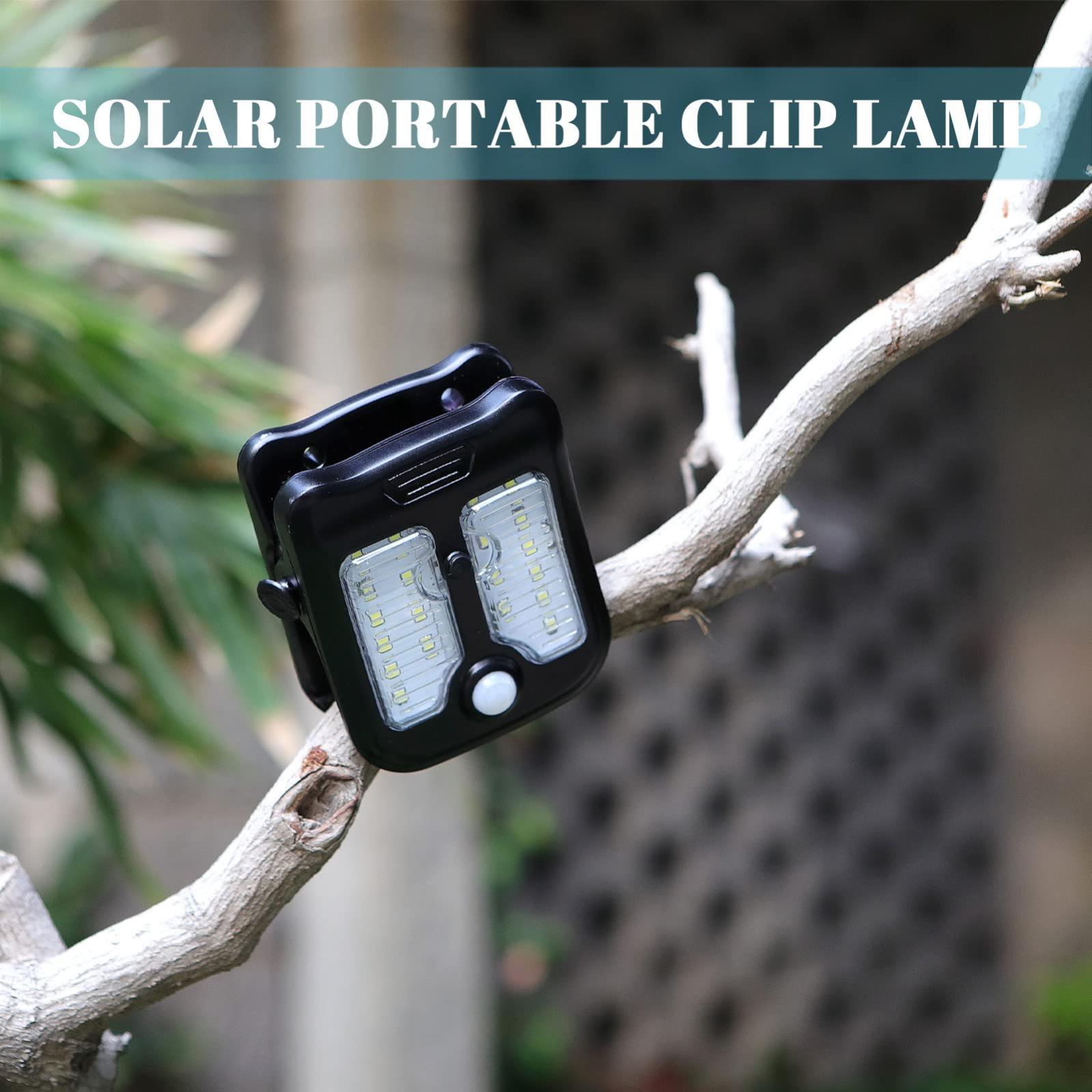 Applique murale solaire d'extérieur étanche, 2 pièces, lampe de clôture solaire à clipser, lumière LED de sécurité sans fil - 3