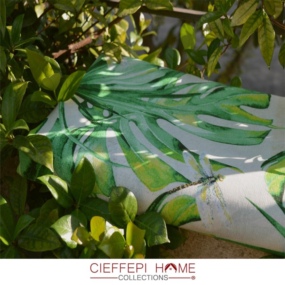 Telo Arredo Cieffepi Home Multicolour | Copridivano In Misto Cotone 220x270 Cm, Verde, Lavabile, Per Divano E Letto