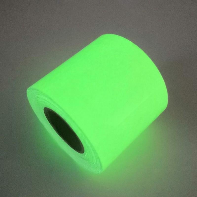 Ruban Adhésif Phosphorescent Antidérapant - Brille Dans Le Noir 5 Cm X 5 M - Sécurité Escaliers, Portes - Intérieur/extérieur - 10