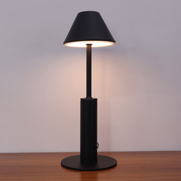 Lámpara de mesa táctil lámpara de mesa moderna nórdica lámpara de mesa recargable creativa adecuada para bares, restaurantes y dormitorios