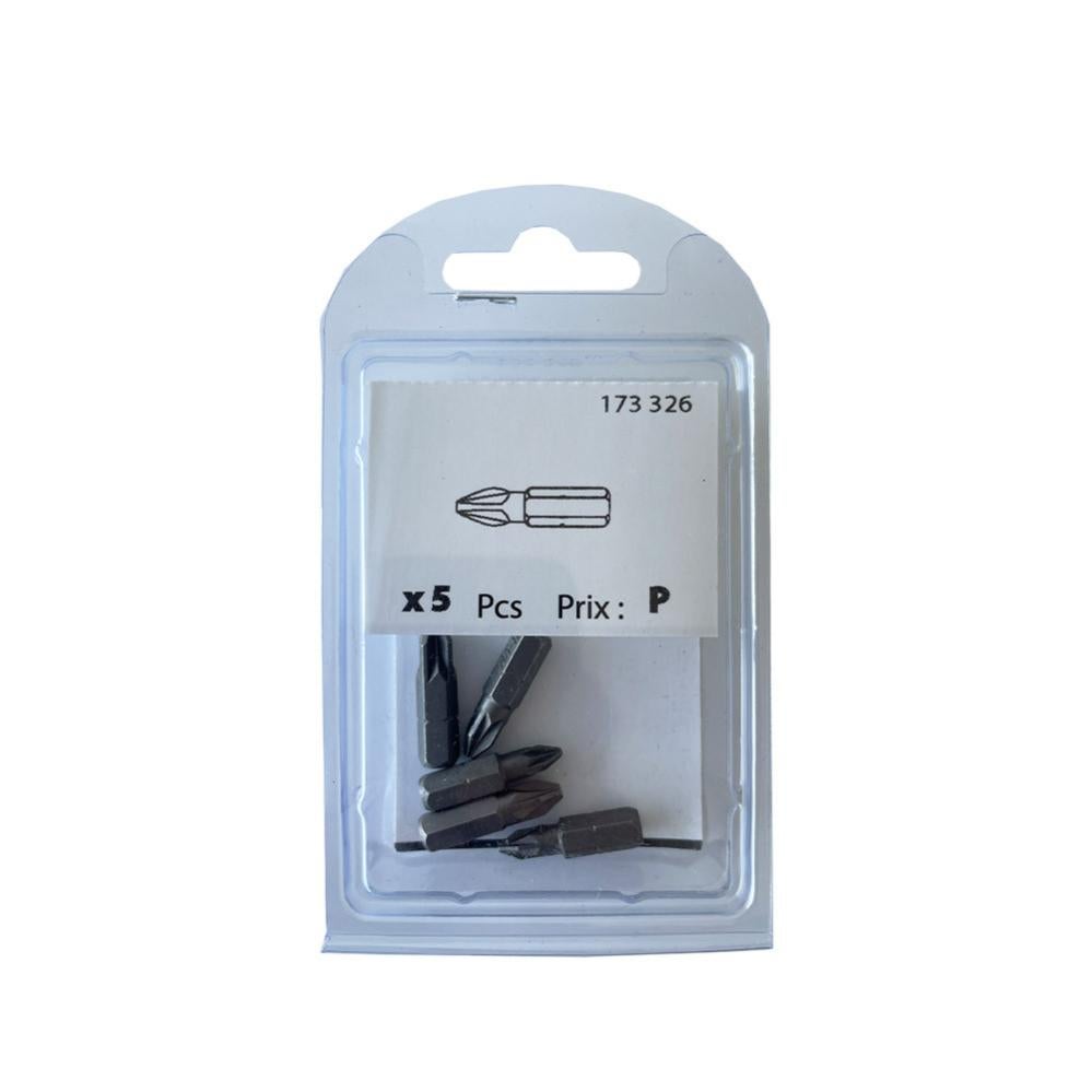 10 Embouts Tournevis Pozidriv PZ2 Teocpai - Tige Hexagonale 1/4", Magnétiques, Acier S2, 50 Mm