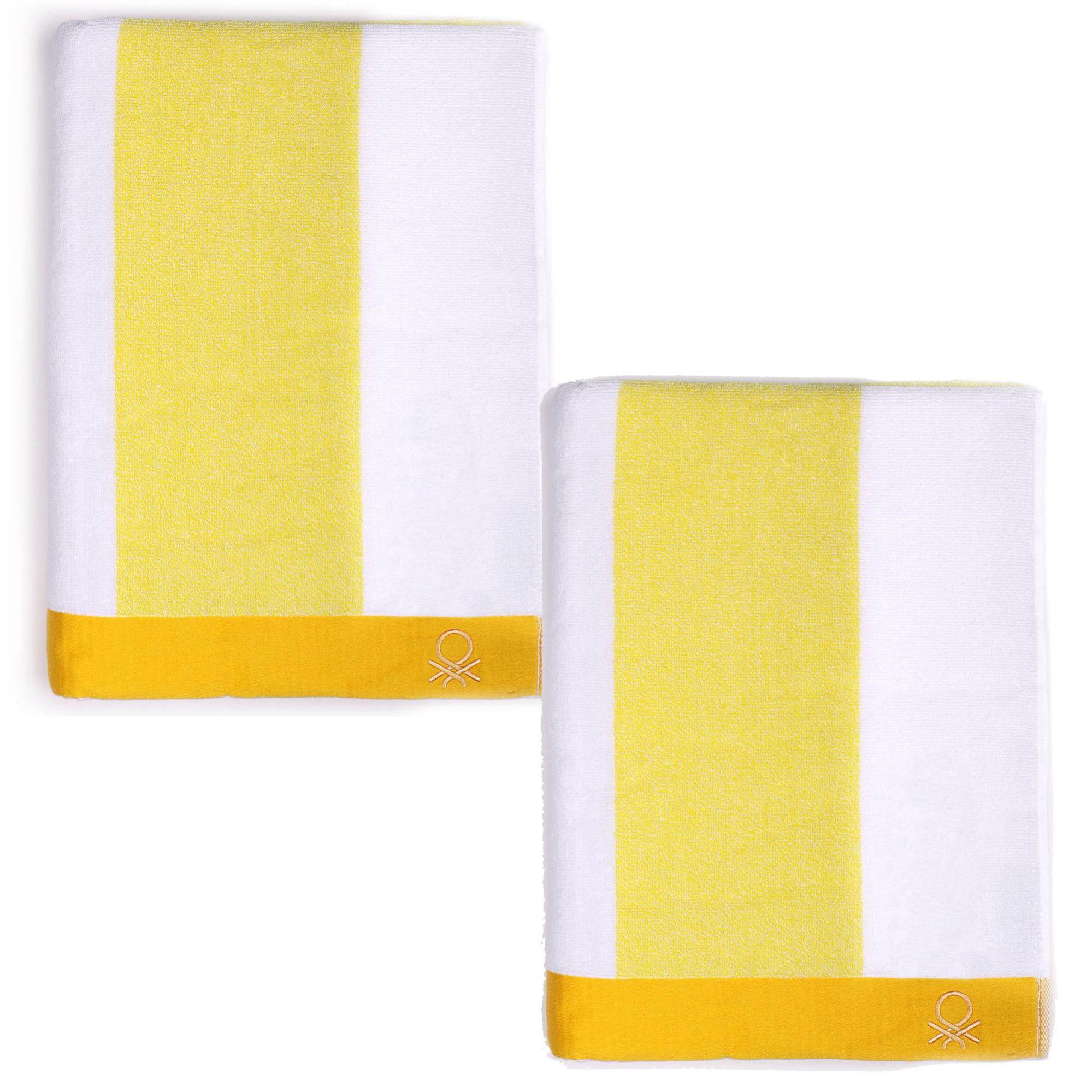 UNITED COLORS OF BENETTON. Set 3PC Toalla de baño (Tocador
