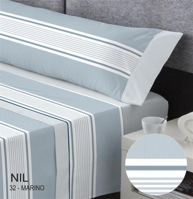 Linen Market Set Di Lenzuola Queen Blu Marine In Microfibra - 4 Pezzi Con Motivo Paisley Grossolano