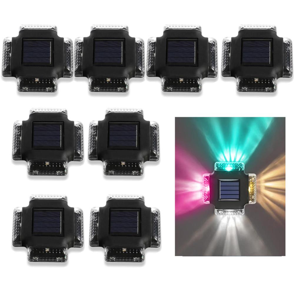Lot De 4 Spots Solaires LED RGB Colorés - IP65, 5W, Pour Jardin (marque TSUN)
