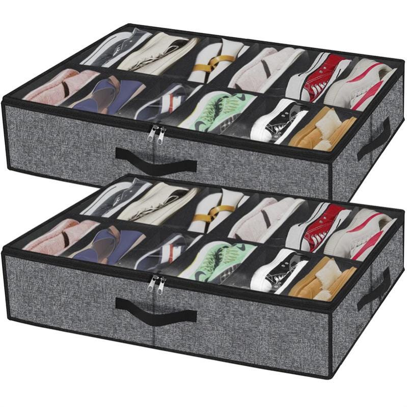 Générique 2 Pièces Rangement Chaussures Suspendu,Pliable Organiseur de Chaussures sur la Porte,Porte Chaussures Suspendue Multifonctionnelle,pour Camping Car,Chambre,Salon (Noir Générique 2 Pièces Rangement Chaussures Suspendu,Pliable Organiseur de Chaussures sur la Porte,Porte Chaussures Suspendue Multifonctionnelle,pour Camping Car,Chambre,Salon (Noir