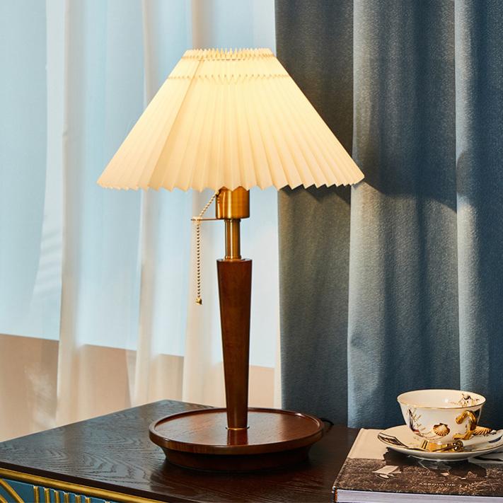 Lampe De Chevet Antique Style Bois De Cerf – Décoration Intérieure Avec Abat-jour à Motifs, USB