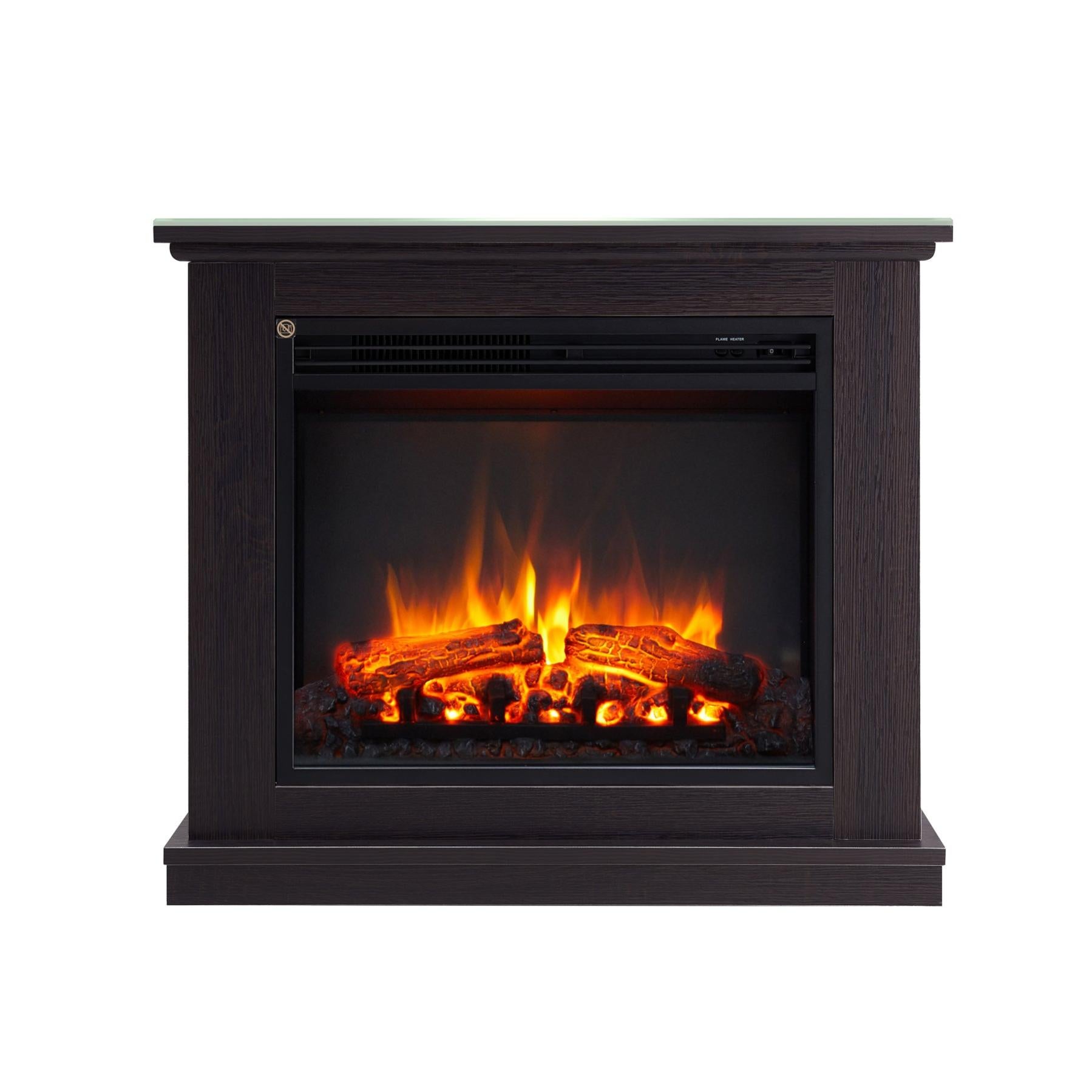 Camino Elettrico BALDERIA Agnes 40 | Effetto Fiamma 3D Realistico + Riscaldamento 2000W | Con Telecomando - Foto 9