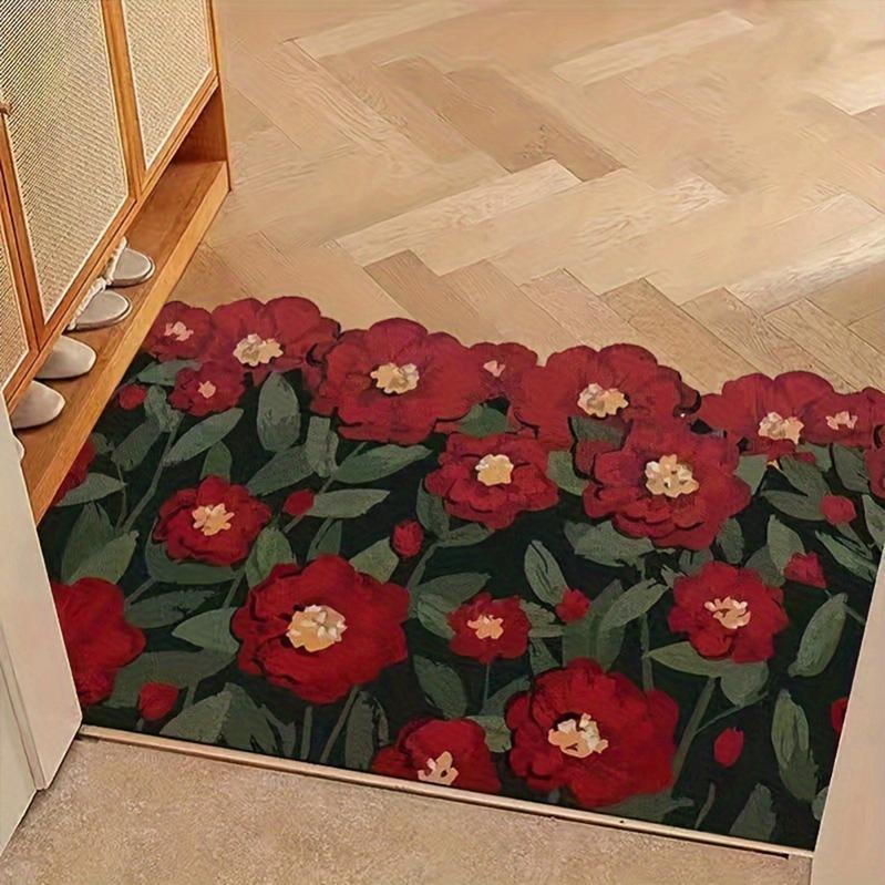 Tapis De Salle De Bain En Terre De Diatomées Husalsea - 50x80 Cm, Antidérapant, Absorbant, Séchage Rapide