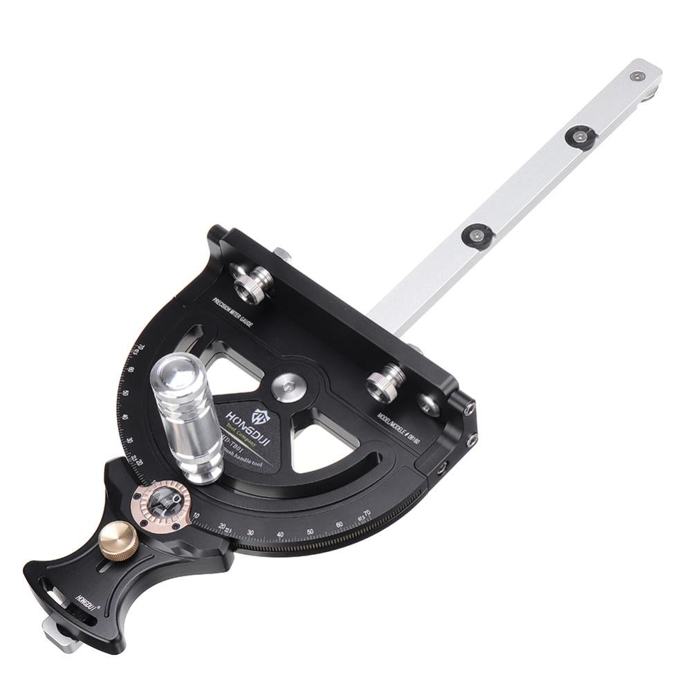 Jauge à Onglets VEVOR Précision - Pour Scie Table, Alliage Alu, Grille 24'', 15 Arrêts D'Angle
