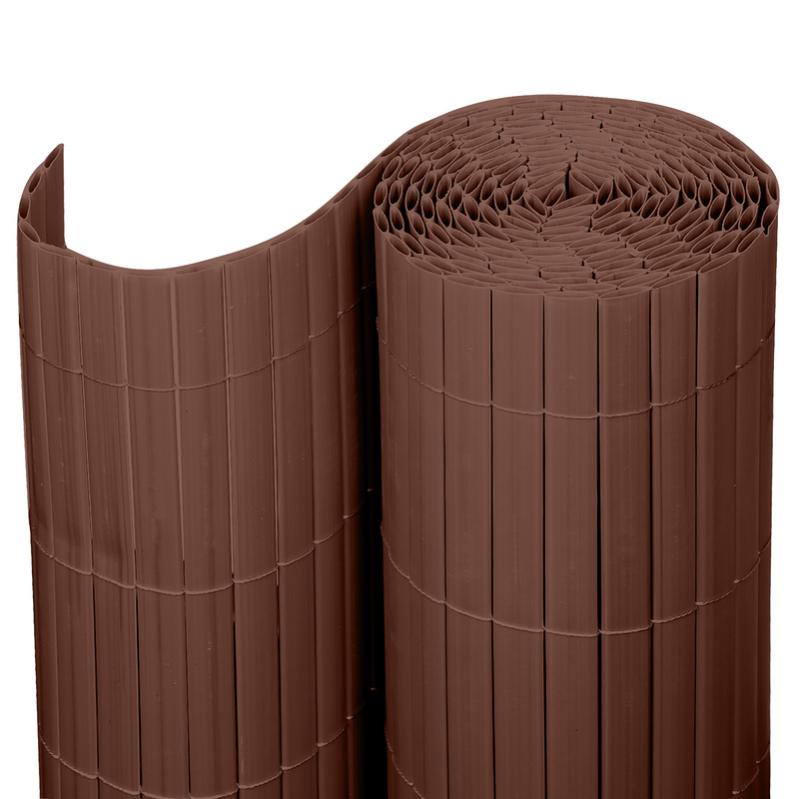 Canniccio PVC Izrielar 80x400cm Marrone - Recinzione Da Giardino Antivento 3 Pesi - Foto 8