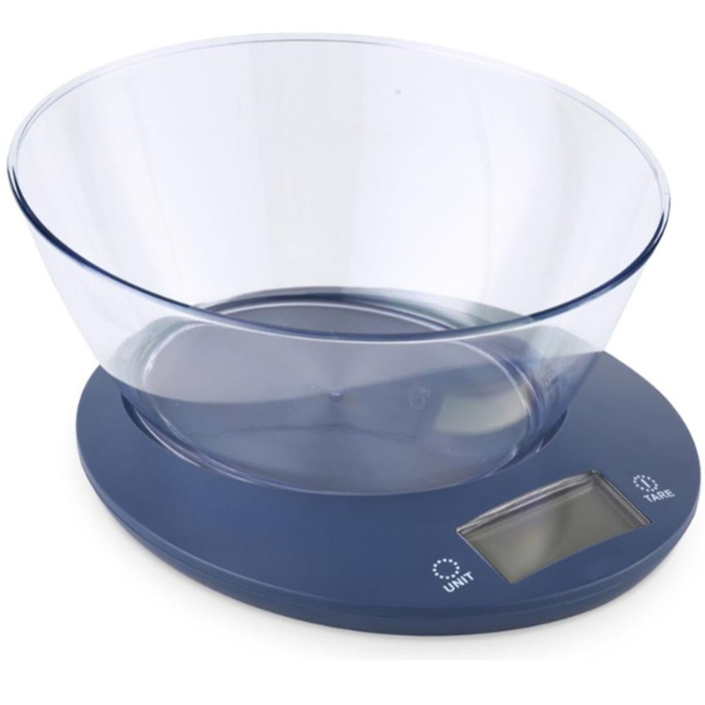 STEELEX Bilancia Da Cucina Tradizionale Grigia – 5 Kg Con Ciotola Rimovibile E Beccuccio – Senza Batterie