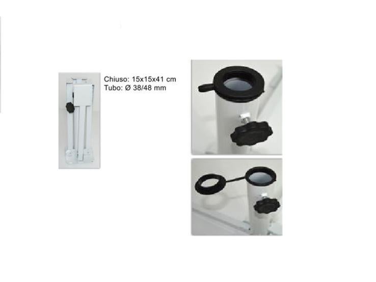 Supporto Per Ombrellone In Metallo - Supporto Per Ombrellone Per Ombrellone Per Balcone Terrazza O Tavolo Supporto Per Ombrellone Da Balcone Xl 25 38mm 01 Pezzo 86995746