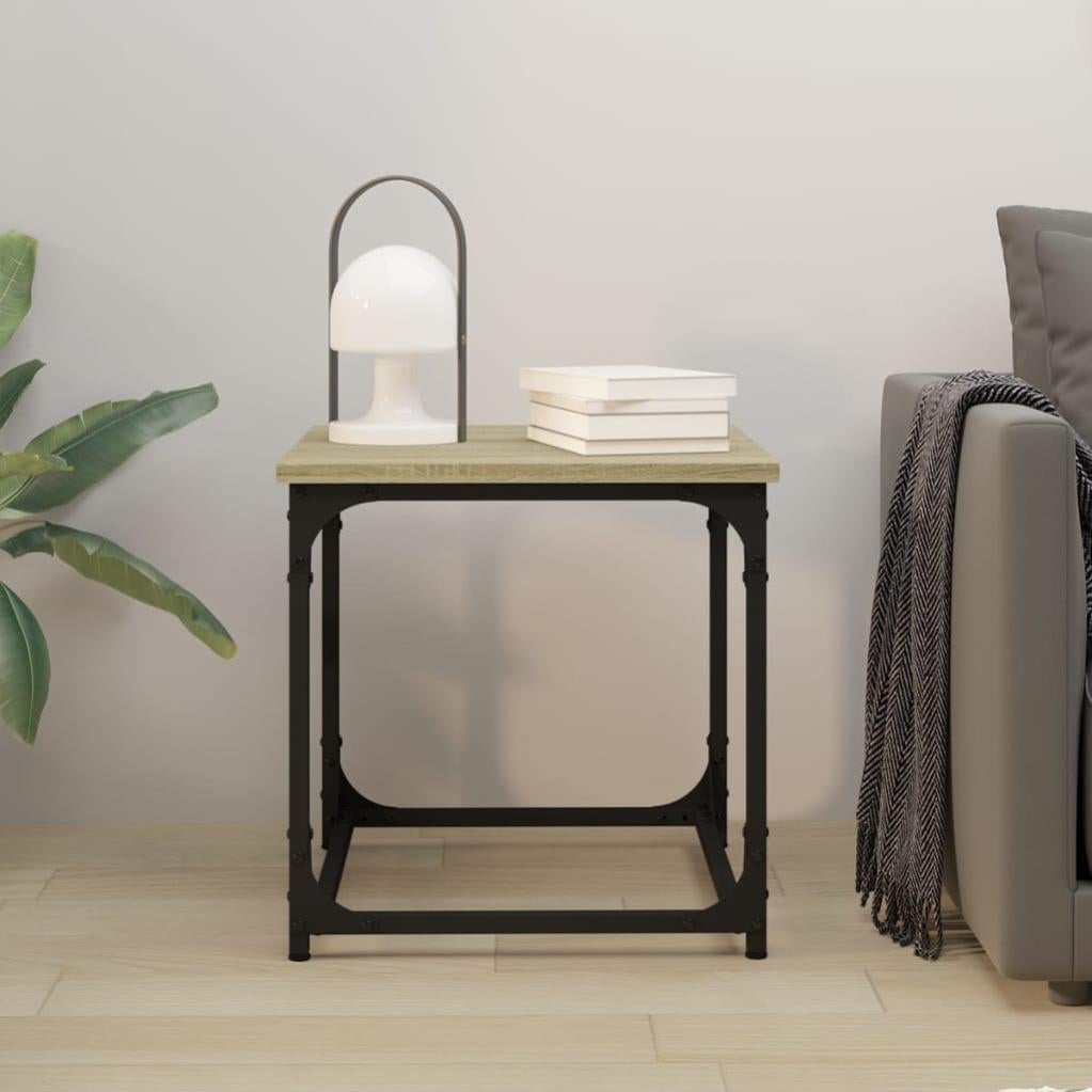 Table d'appoint Chêne sonoma 40x40x40 Bois d'ingénierie - 3