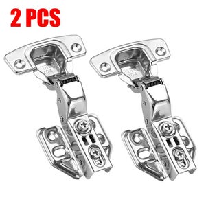 Lot De 2 Charnières De Toilette à Fermeture Douce - Amortisseur Hydraulique Rotatif Noir