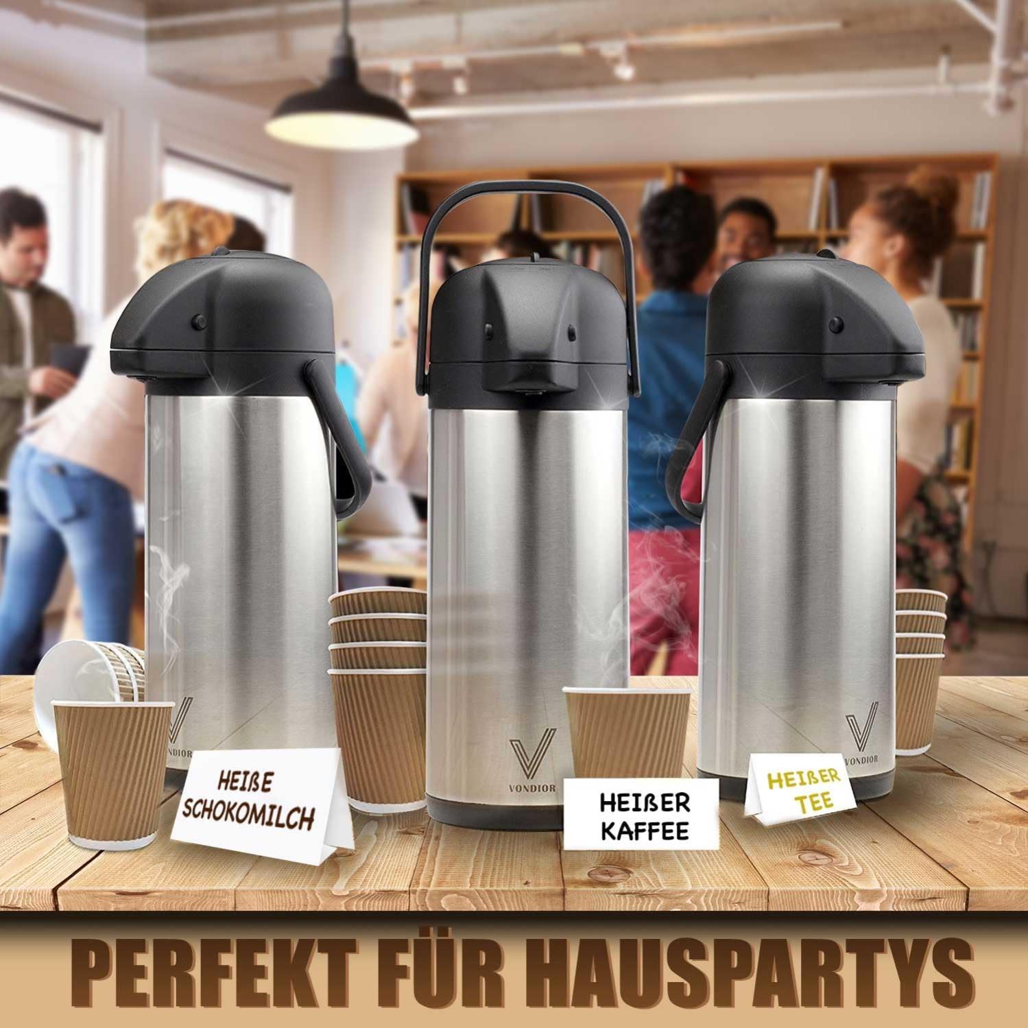 Distributeur de boissons chaudes et froides Vondior 3L - 5