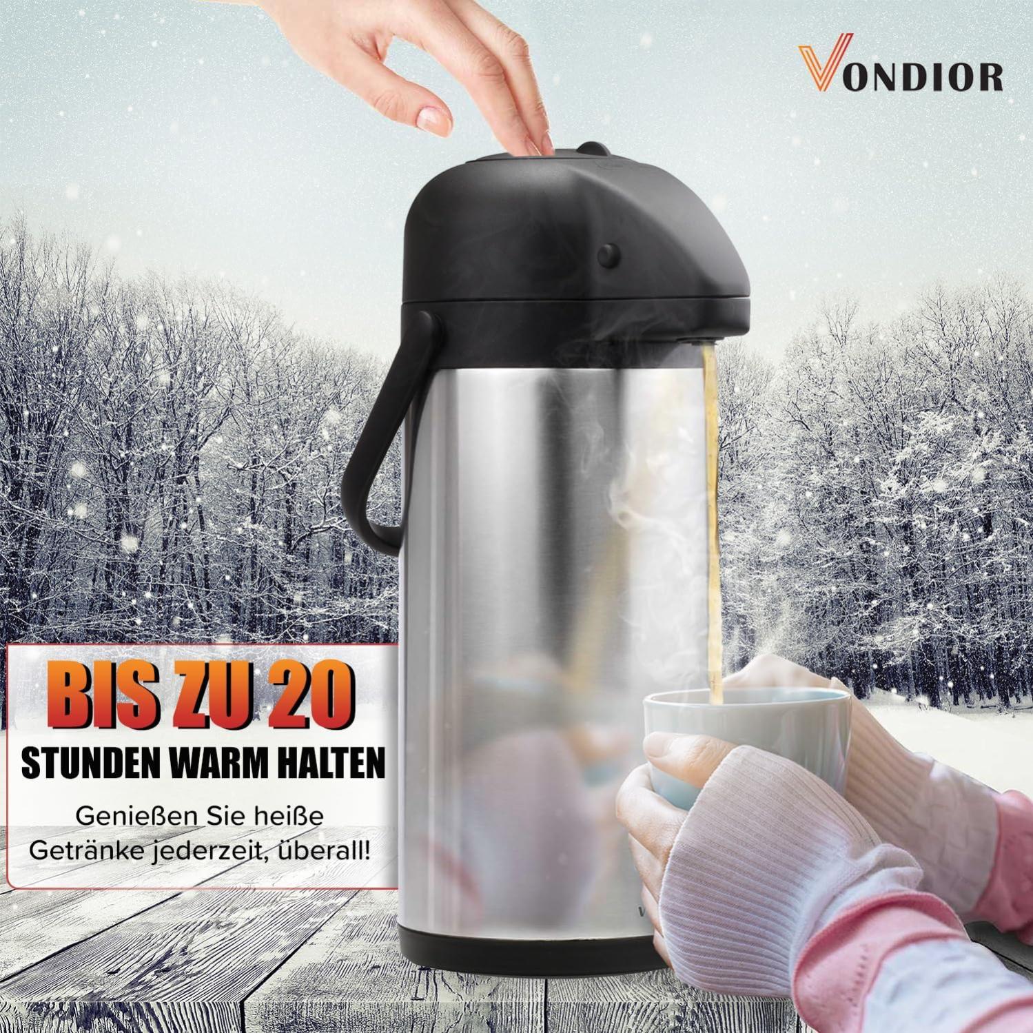 Distributeur de boissons chaudes et froides Vondior 3L - 3
