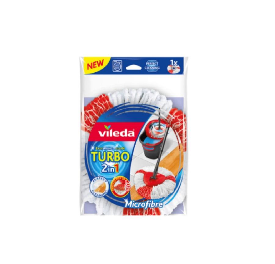 Set Vileda Easy Wring And Clean Turbo Vileda Easy Wring & Clean Turbo Set De Limpieza Para El Hogar, Cubo Con Pedal Y Fregona De Vileda Turbo Mocio Lavatrice 60 Gradi
