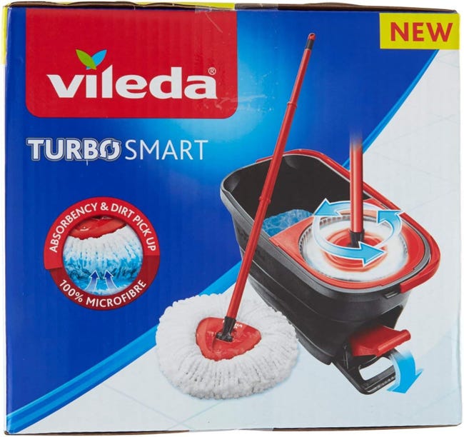 8 Cuscinetti Di Ricambio Per Mocio A Vapore Vileda Steam XXL 8 Cuscinetti Di Ricambio Per Mocio A Vapore Vileda Steam XXL