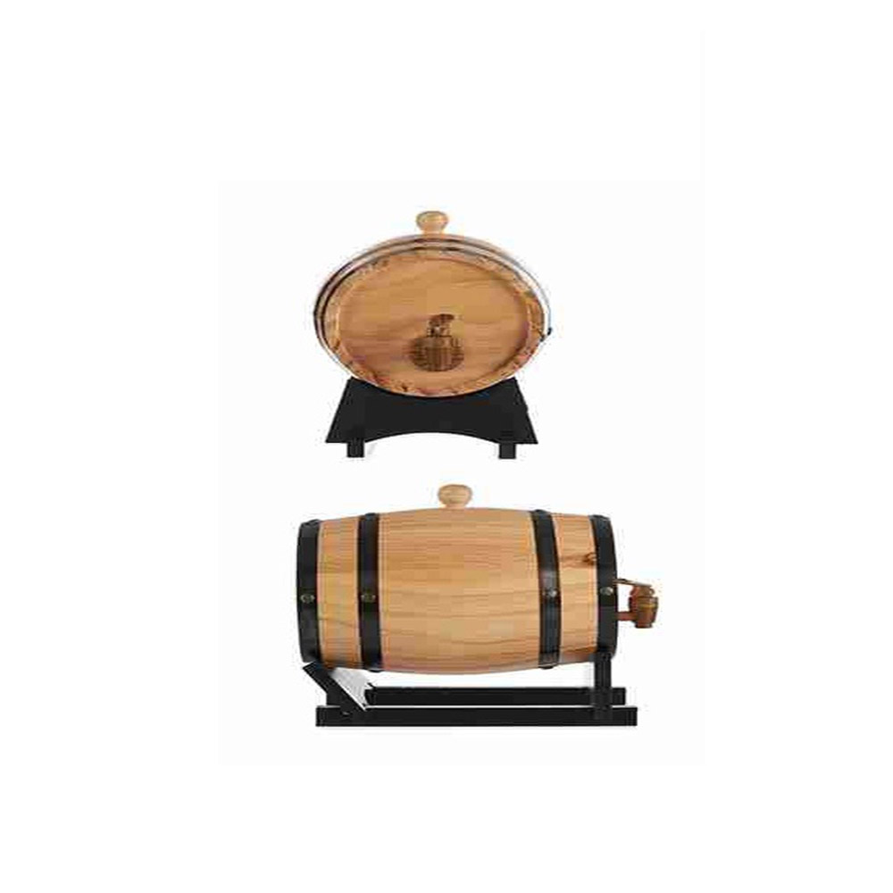 Botte In Rovere Da 1,5L Vintage - Per Vino, Whisky, Rum, Con Rubinetto, Decorativa - Foto 8