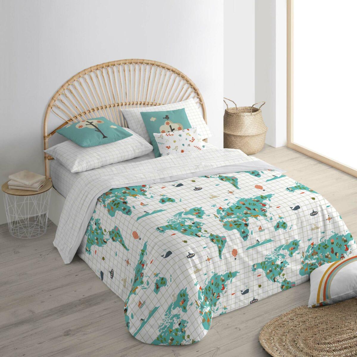 COTTON ARTean Copripiumino per letto 200 cotone biologico