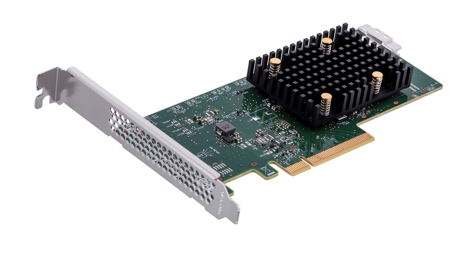 Interface Broadcom Cartes/adaptateur d'interface Broadcom HBA 9500-8i SAS interne, SATA ...