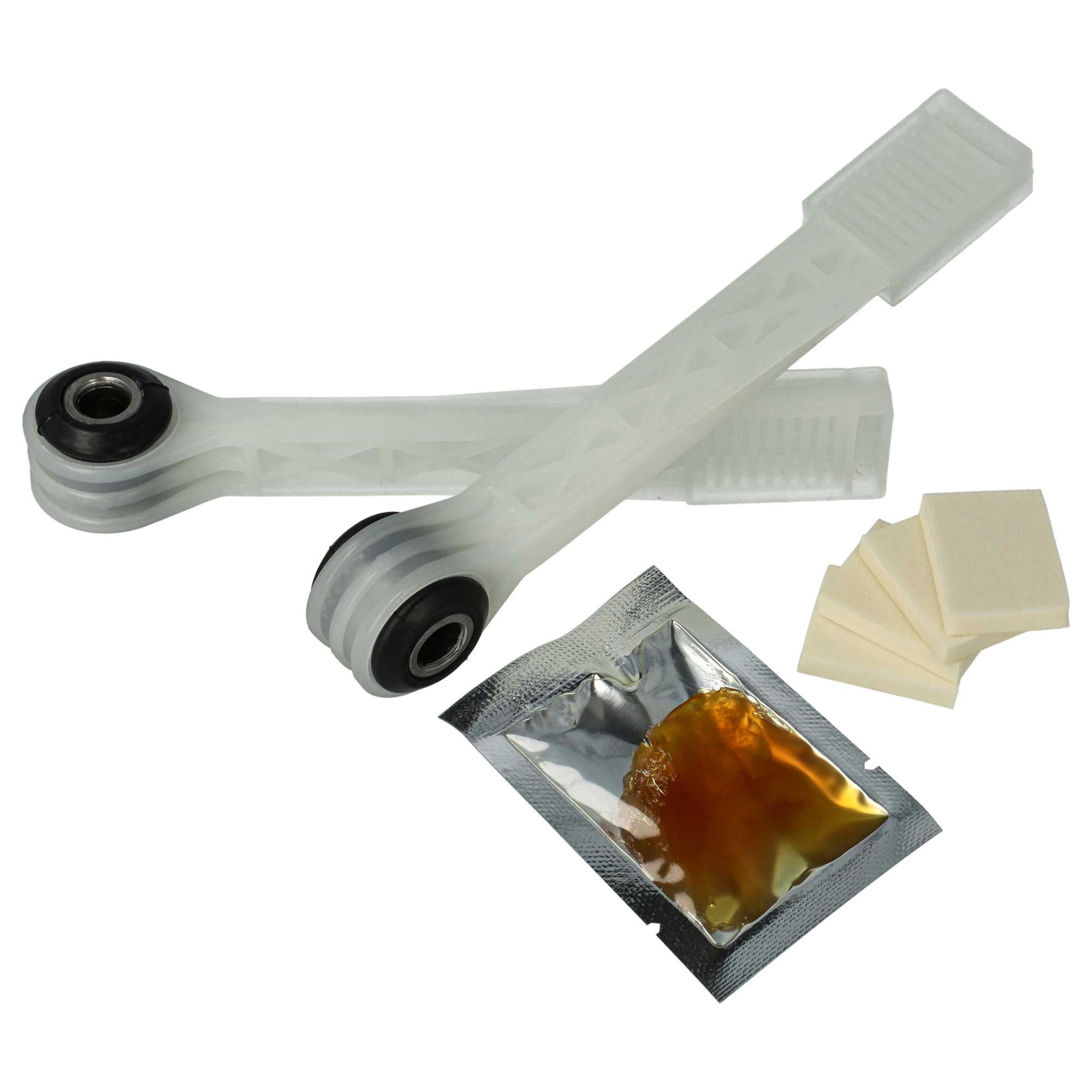 Produktbild von Vhbw Stoßdämpfer-Set 90 N – Für Bosch CLASSIXX/AVANTIXX/AXXIS Waschmaschinen (2 Stück + Gleitfett)
