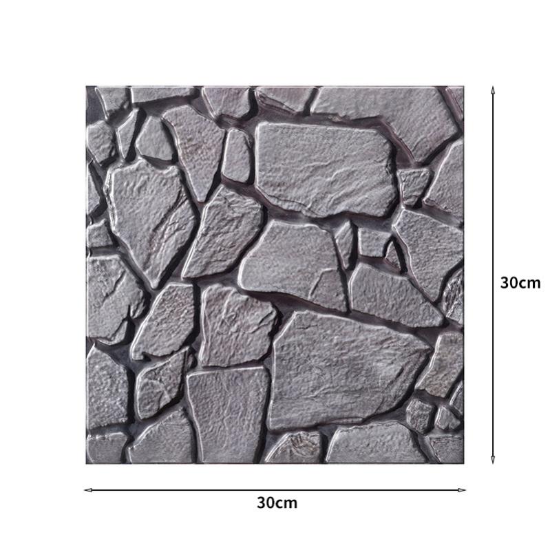 Panneaux Muraux Rembourrés Anti-Choc - Lot De 6 - Tête De Lit Autocollante 3D - Protection Murale Design