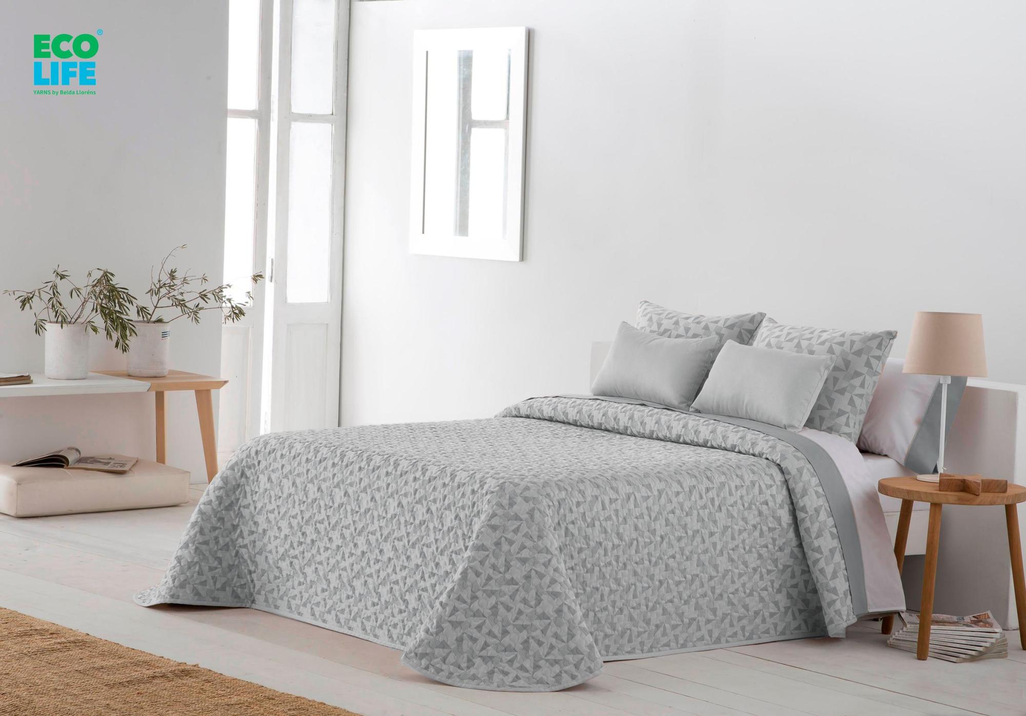 Colcha Infantil Cama 90 Colcha BOUTI Microfibra Blanco/rosa Para