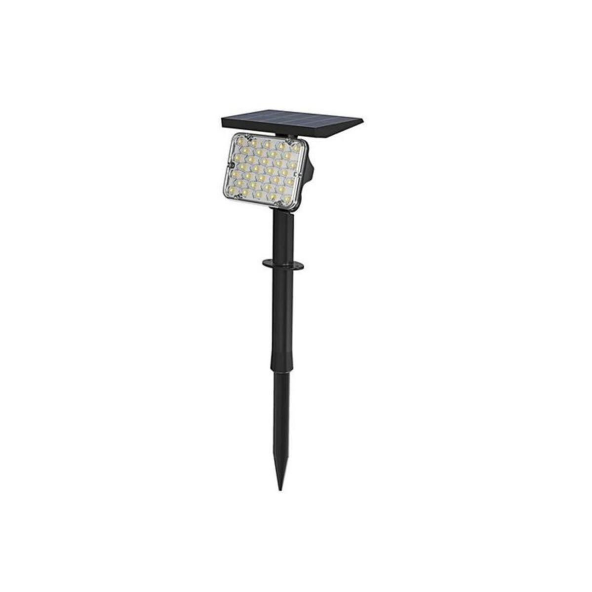 Foco Pica Solar Exterior, Giratoria Ajustable 360 grados. Luz