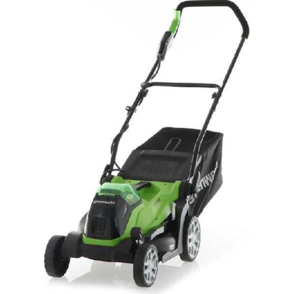 GREENWORKS G48LM36K2 Tagliaerba a Batteria Elettrico Tosaerba 48V Sacco 40 Litri