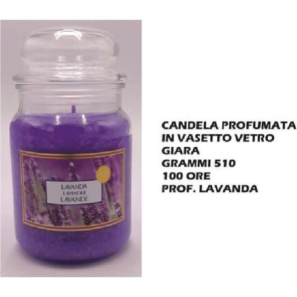 Cereria Muto Italo CN029941 Candela Profumata In Vetro Gr.510 100 Ore Lavanda