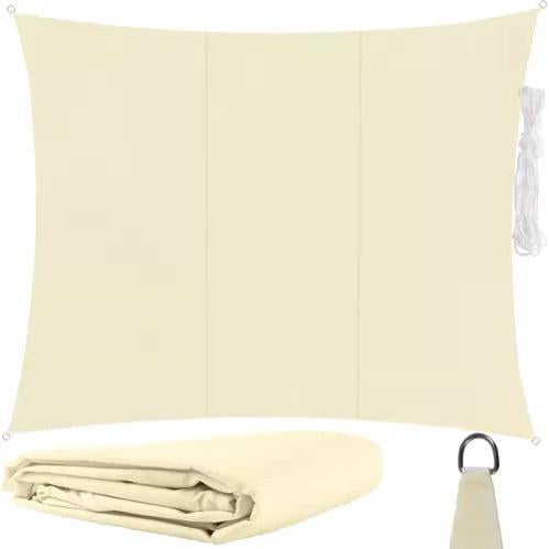 2x2m Voile D'ombrage Carré 2x2 Mètre Voile Ombrage Respirant Anti UV