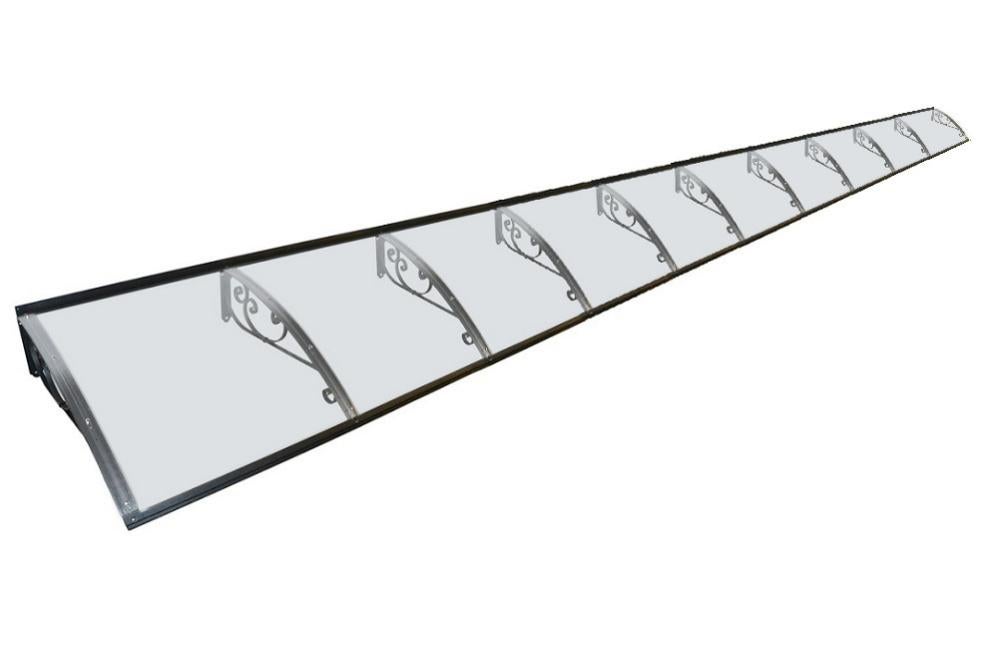 Marquesina LED 120x100 Cm O 150x100 Cm Opaca O Transparente Para Puertas O Venta