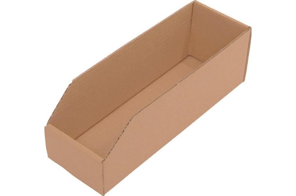 TransPak Boîte pour étagère L300xl100xH100mm brune carton à simple Leroy Merlin