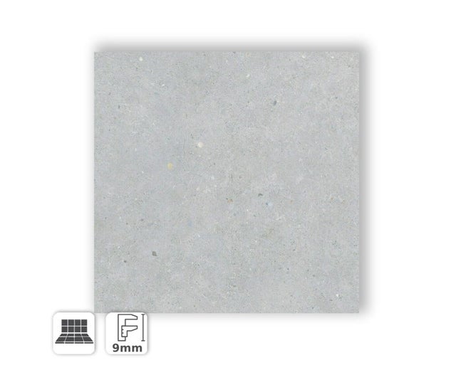GR»S C…RAME EFFET CIMENT GRIS CLAIR MAT 60X60