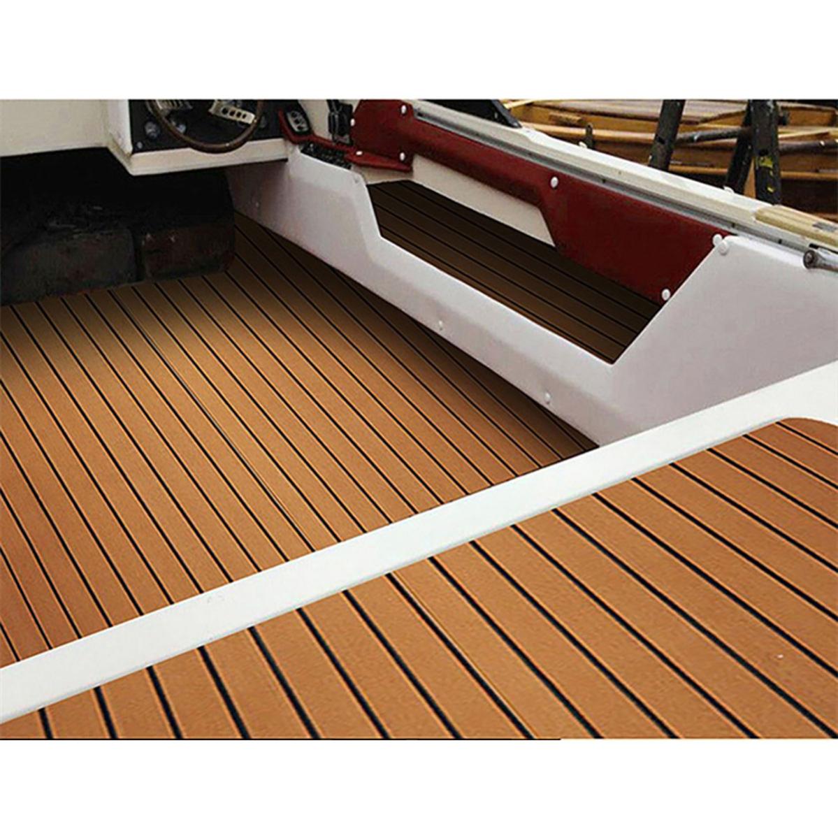 Revêtement de sol en mousse EVA pour bateau - Faux teck - Tapis marin