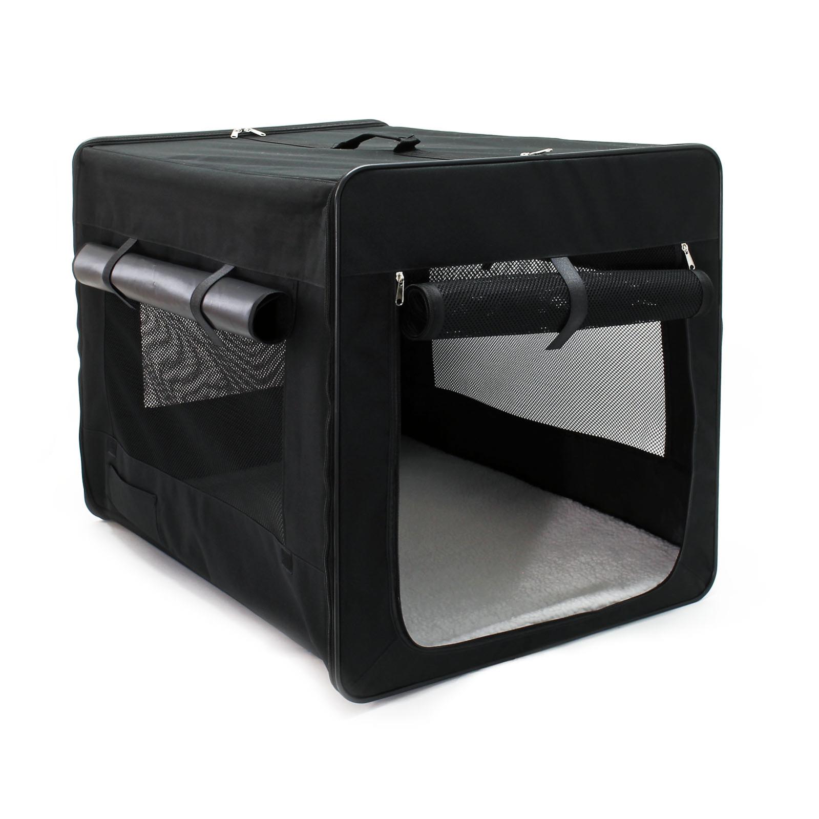 Wiltec Faltbare Transportbox für Hunde, Katzen XL